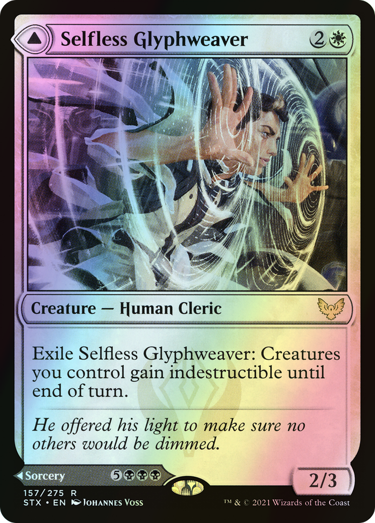 Selfless Glyphweaver // Deadly Vanity (STX) #157 [EN/F] s/o