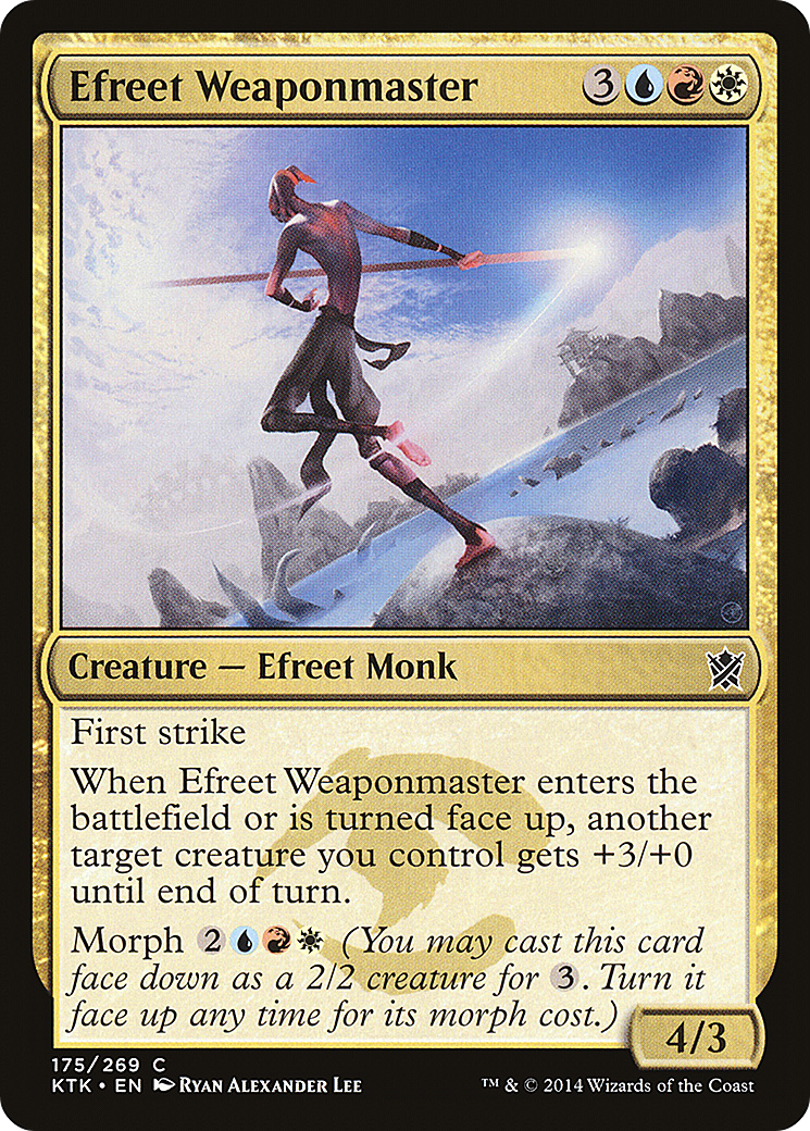 Efreet Weaponmaster (KTK) #175 [EN/N]
