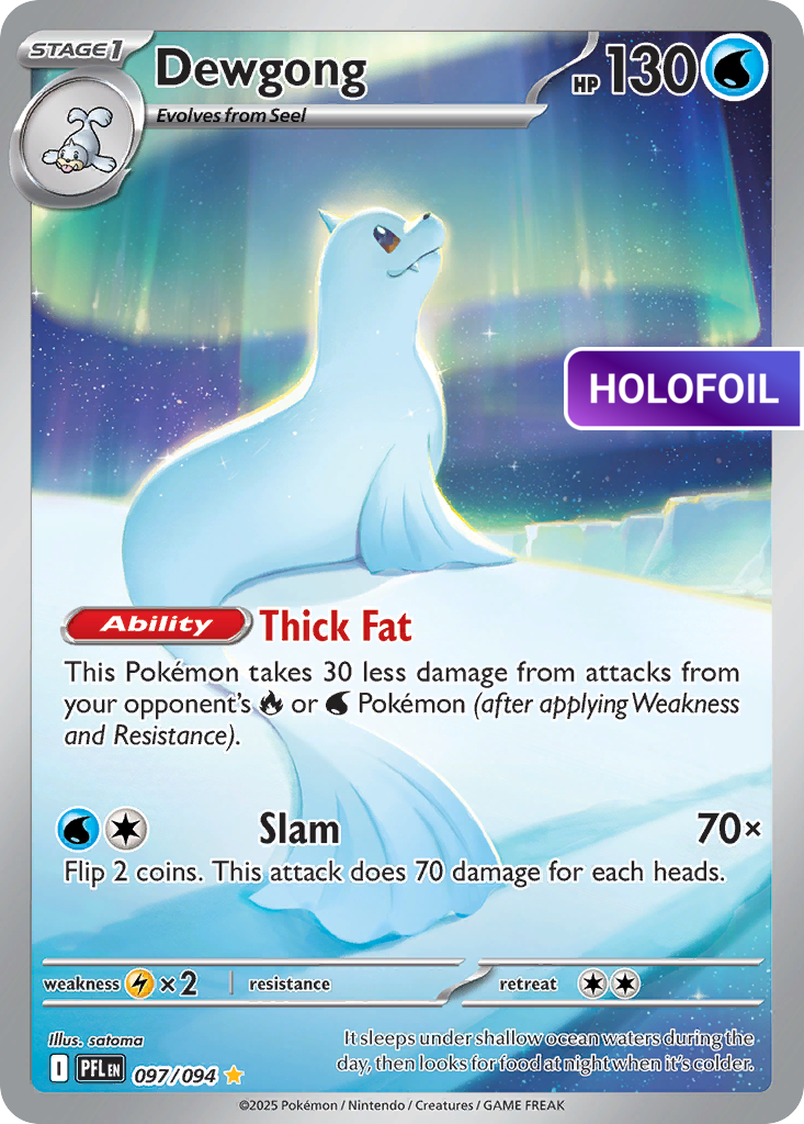 Dewgong - 097/094 (PFL) #097 [EN/H] s/o