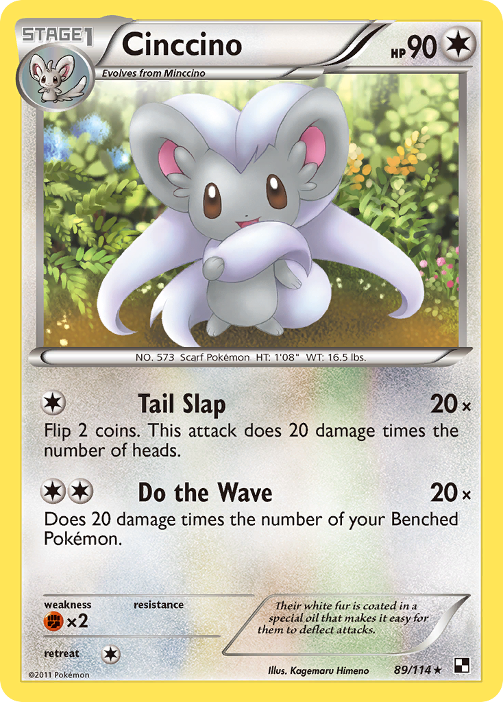 Cinccino (BLW) #89 [EN/N] s/o