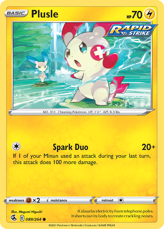 Plusle (FST) #089 [EN/N] s/o