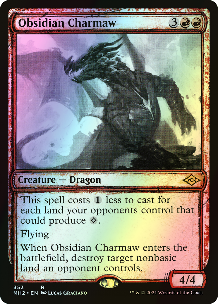 Obsidian Charmaw (MH2) #353 [EN/F]