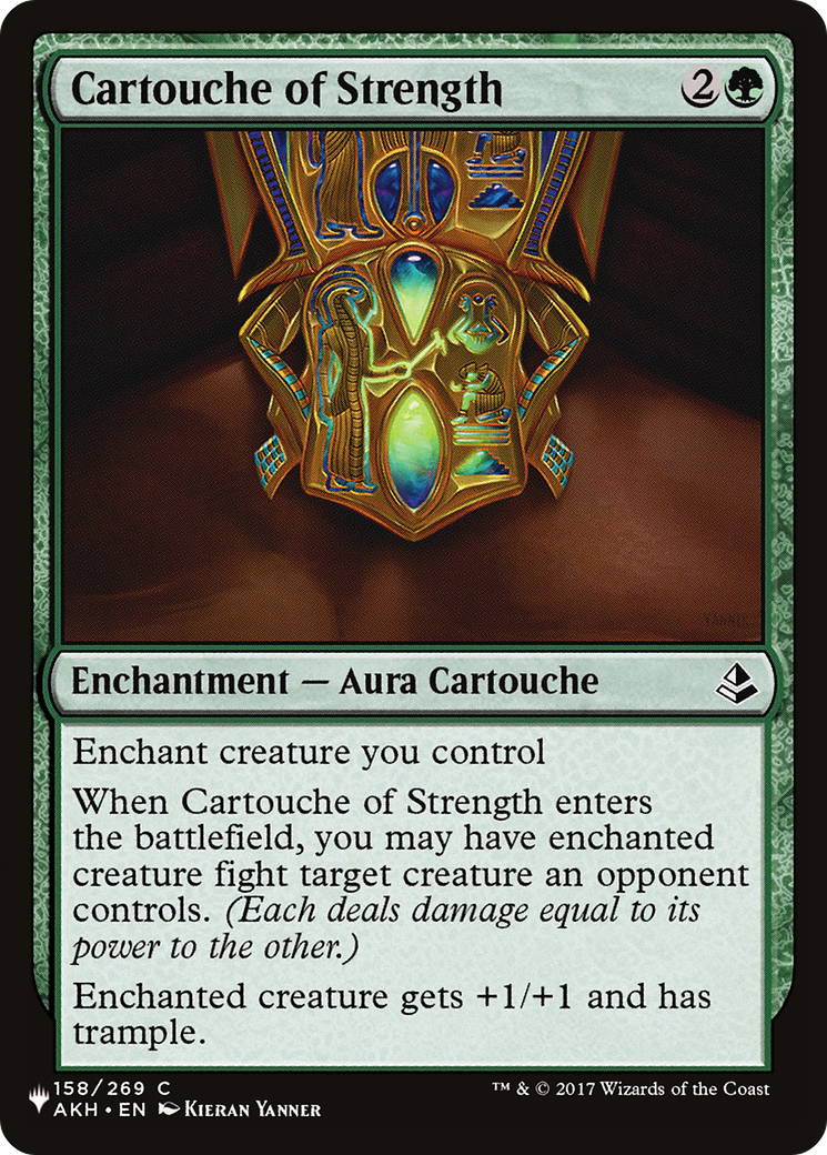 Cartouche of Strength (PLST) #AKH-158 [EN/N]