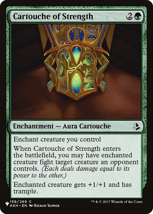 Cartouche of Strength (PLST) #AKH-158 [EN/N]