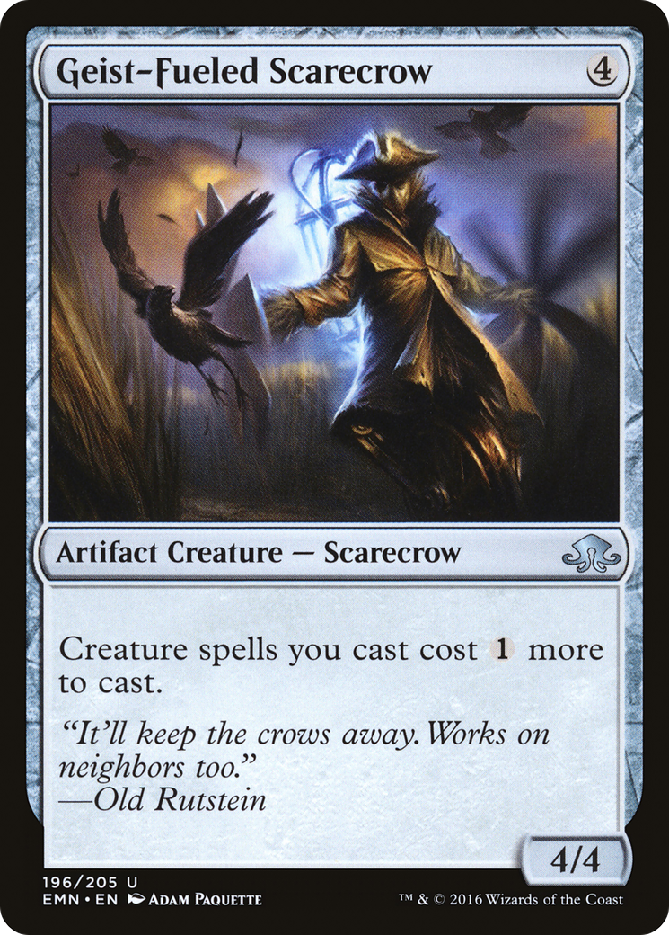 Geist-Fueled Scarecrow (EMN) #196 [EN/N]