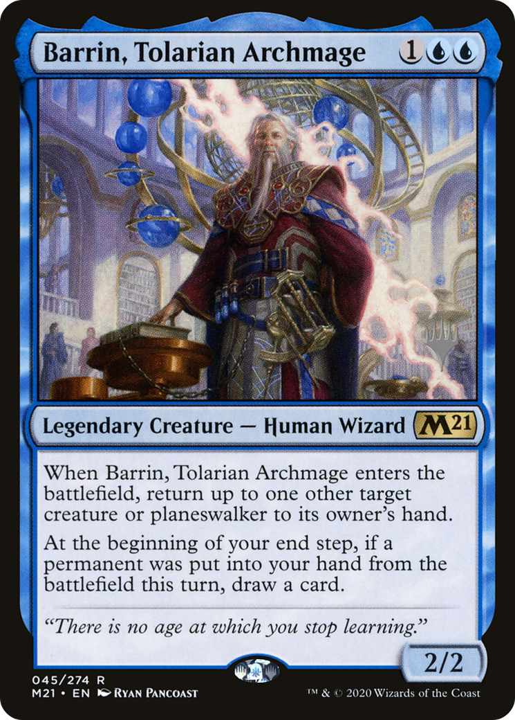Barrin, Tolarian Archmage (PM21) #45p [EN/N]