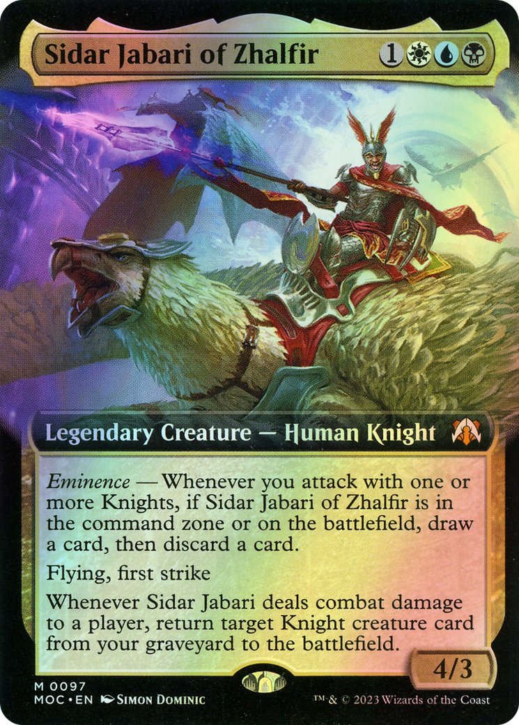 Sidar Jabari of Zhalfir (MOC) #97 [EN/F]