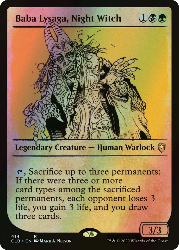Baba Lysaga, Night Witch (CLB) #414 [EN/F]