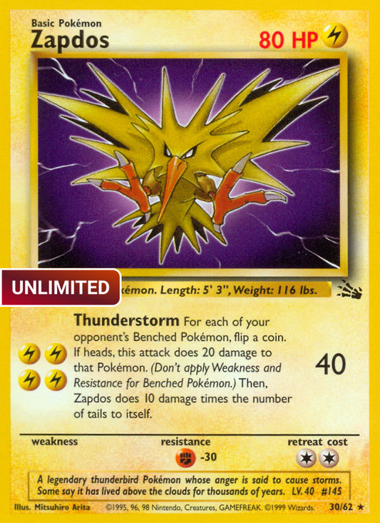 Zapdos (30) (FO) #30 [EN/U] s/o