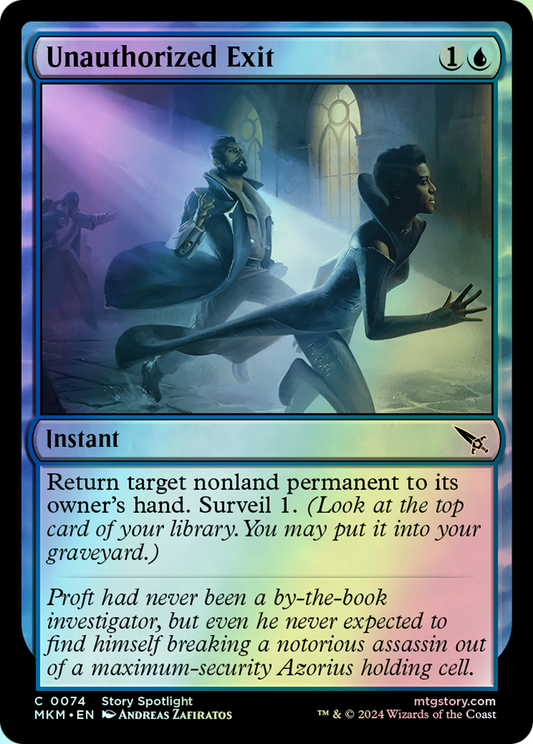 Unauthorized Exit (MKM) #74 [EN/F] s/o