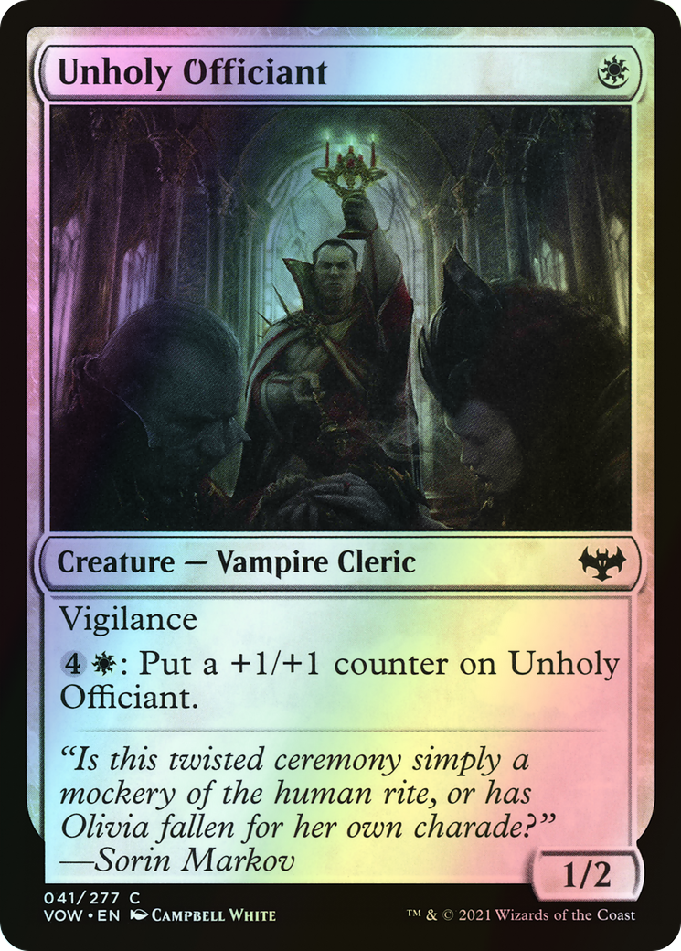 Unholy Officiant (VOW) #41 [EN/F]