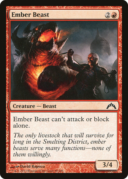 Ember Beast (GTC) #89 [EN/N]