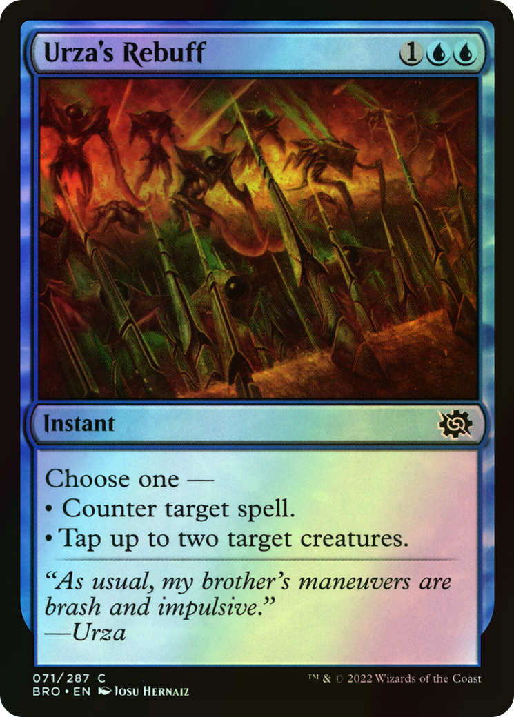 Urza's Rebuff (BRO) #71 [EN/F] s/o