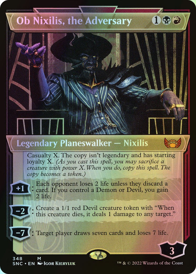 Ob Nixilis, the Adversary (SNC) #348 [EN/F]