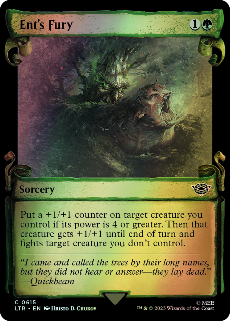 Ent's Fury - Silver Foil (LTR) #615 [EN/F]