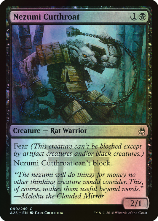 Nezumi Cutthroat (A25) #99 [EN/F] s/o