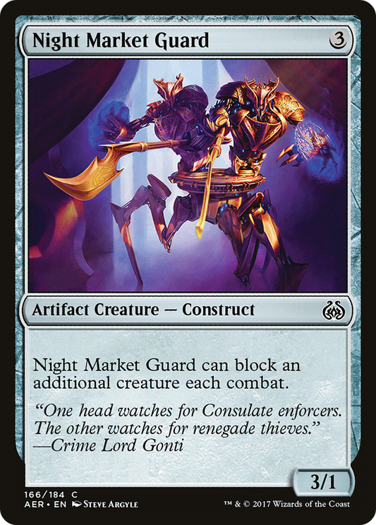Night Market Guard (AER) #166 [EN/N]