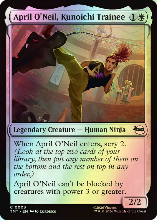 April O'Neil, Kunoichi Trainee (TMT) #3 [EN/F]