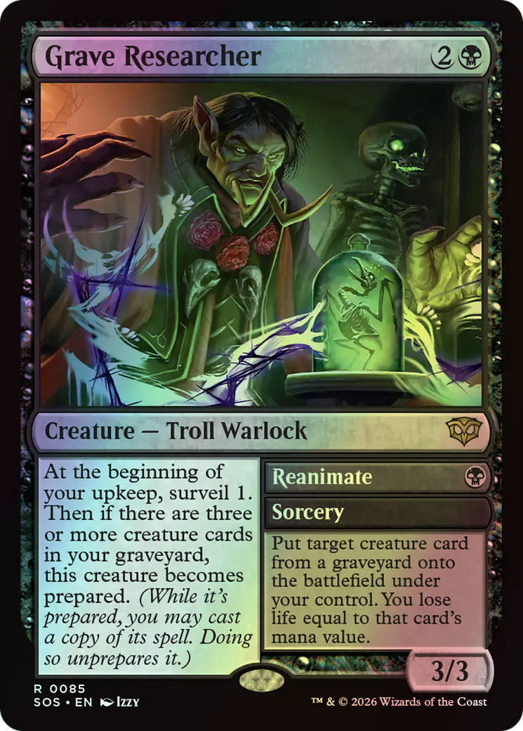 Grave Researcher // Reanimate (SOS) #85 [EN/F] s/o