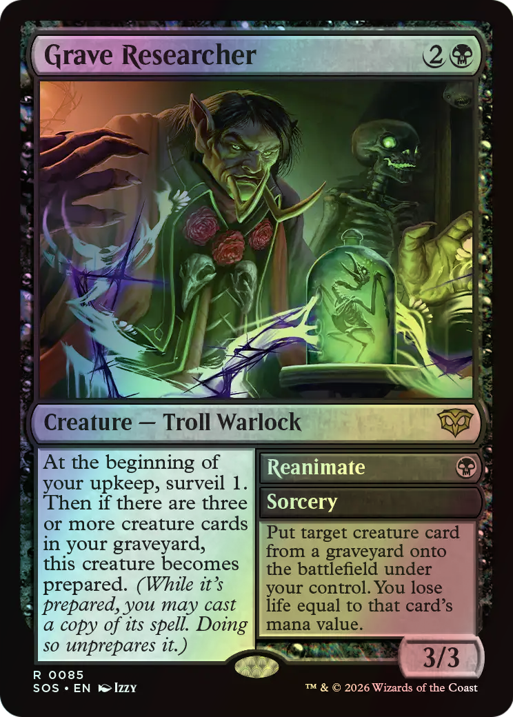 Grave Researcher // Reanimate (SOS) #85 [EN/F]