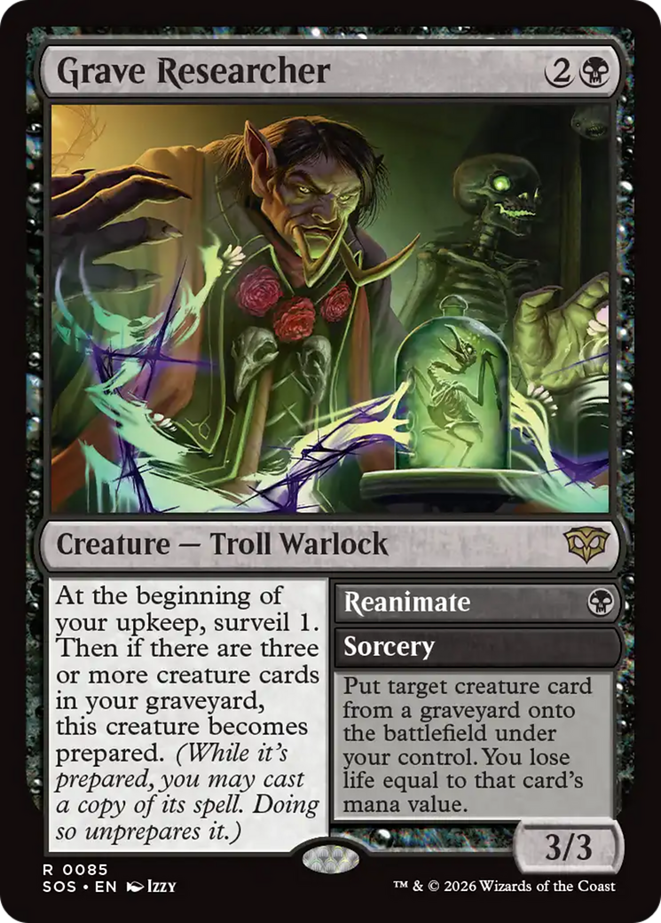 Grave Researcher // Reanimate (SOS) #85 [EN/N]