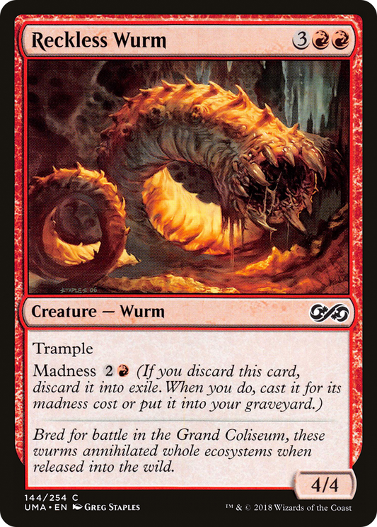 Reckless Wurm (UMA) #144 [EN/N]