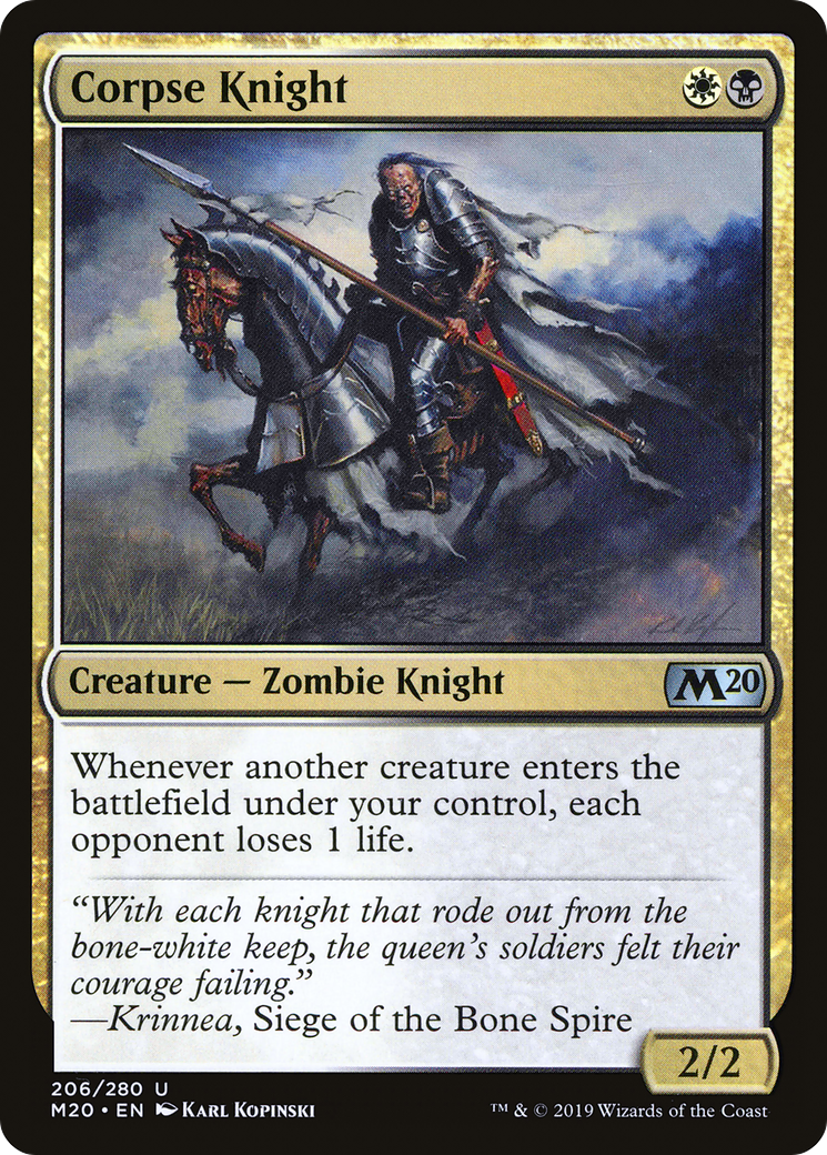 Corpse Knight (M20) #206 [EN/N] s/o