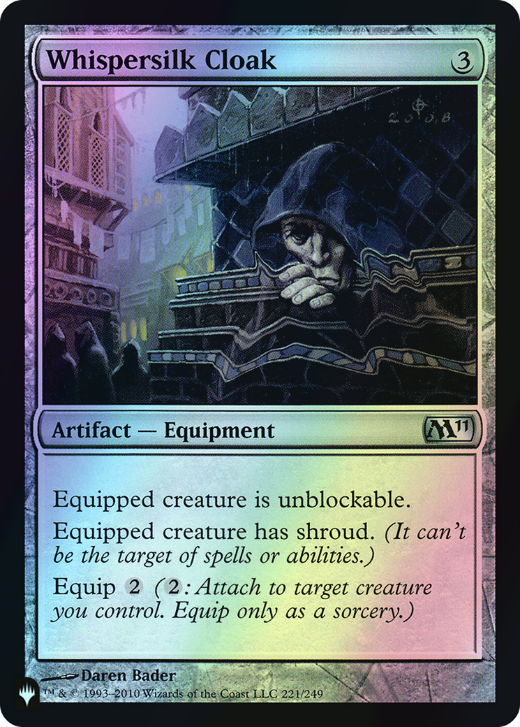 Whispersilk Cloak (PLST) #M11-221 [EN/F] s/o