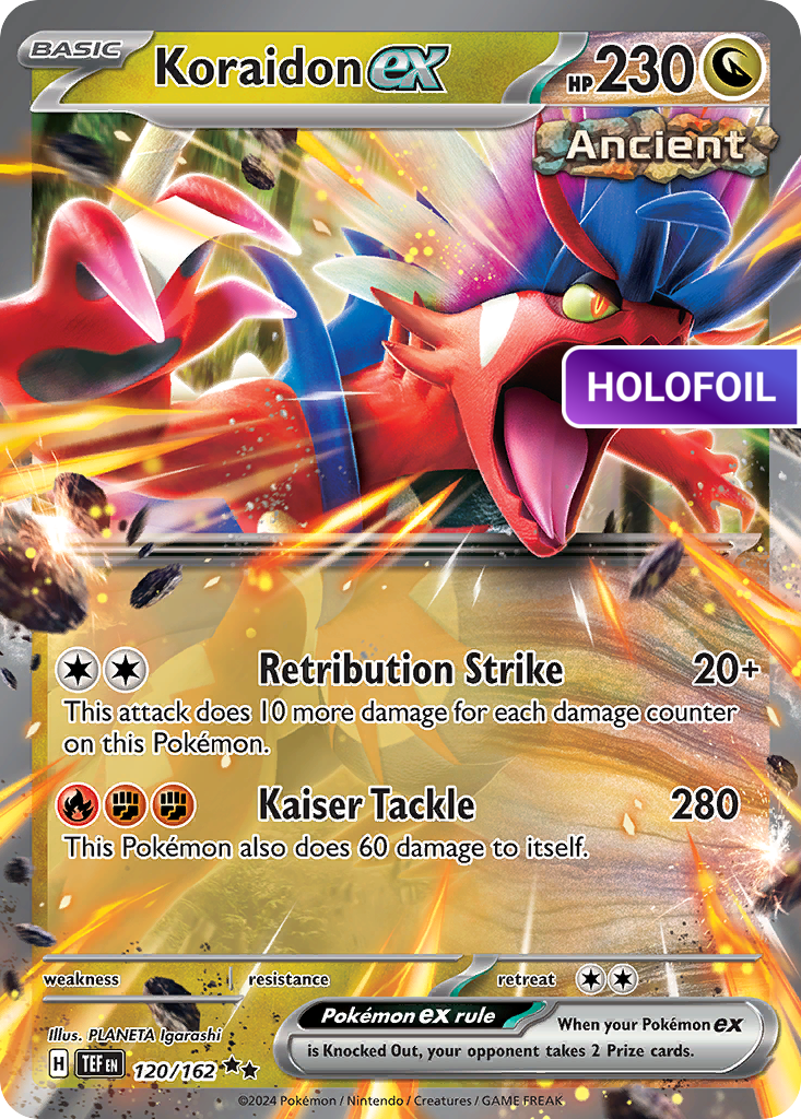 Koraidon ex (TEF) #120 [EN/H]