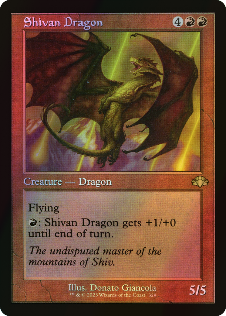 Shivan Dragon (DMR) #329 [EN/F]