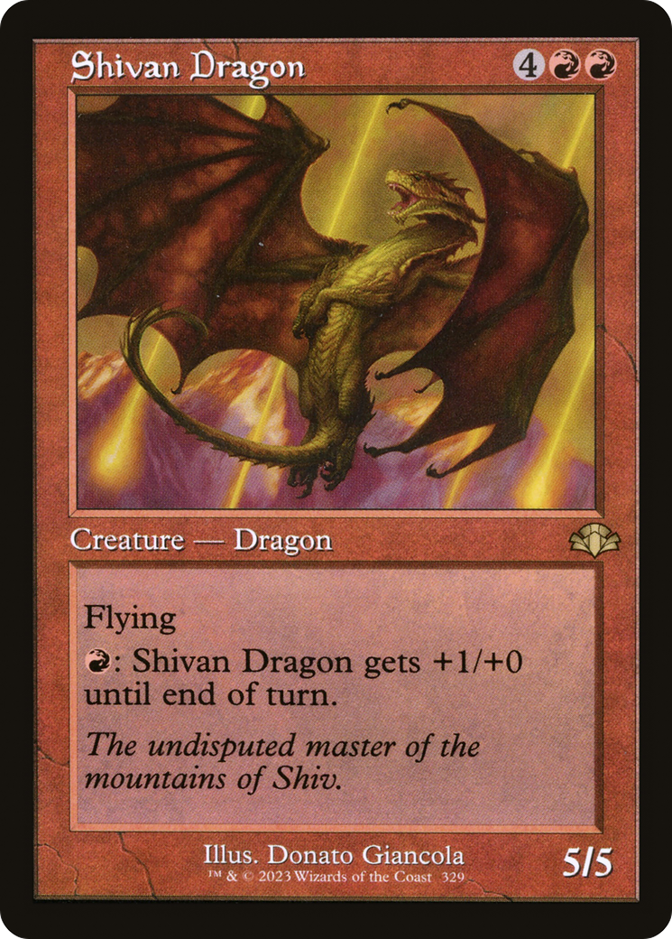 Shivan Dragon (DMR) #329 [EN/N]
