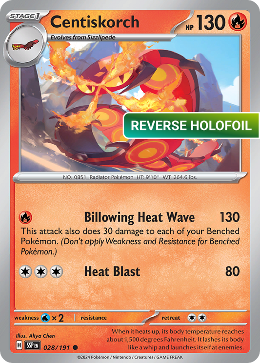 Centiskorch (SSP) #28 [EN/R]