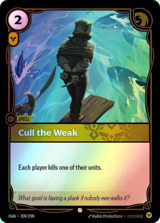 Cull the Weak (OGN) #209 [EN/F] s/o