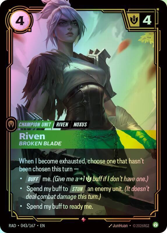 Riven, Broken Blade (RAD) #043 [EN/F]