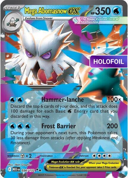 Mega Abomasnow ex - 036/132 (MEG) #036 [EN/H]