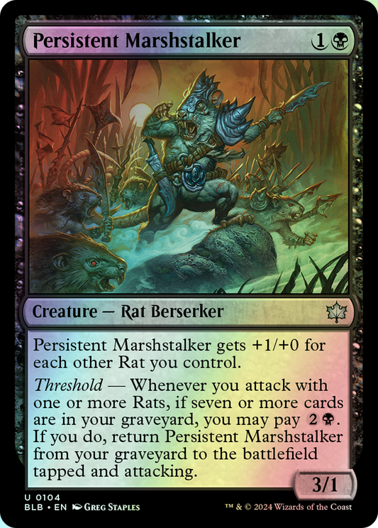 Persistent Marshstalker (BLB) #104 [EN/F]