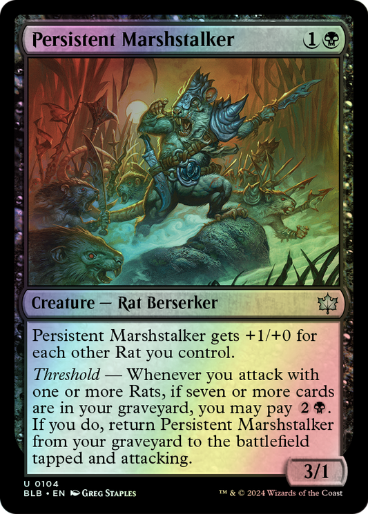 Persistent Marshstalker (BLB) #104 [EN/F]