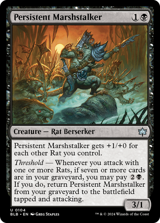 Persistent Marshstalker (BLB) #104 [EN/N]