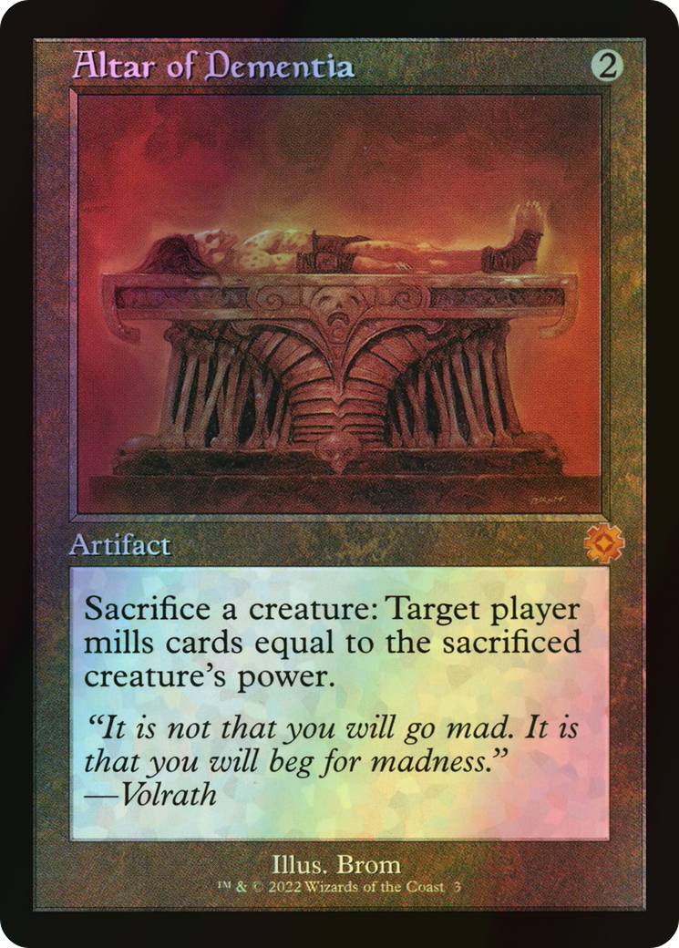Altar of Dementia (BRR) #3 [EN/F]