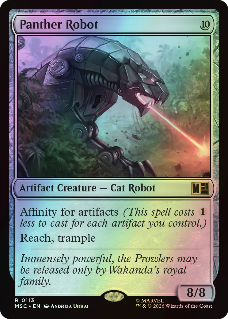Panther Robot - Surge Foil (MSC) #113 [EN/F]