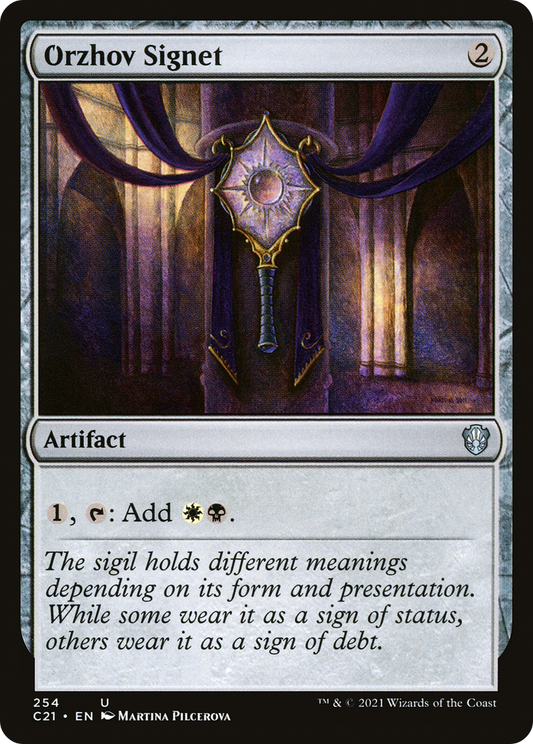 Orzhov Signet (C21) #254 [EN/N] s/o