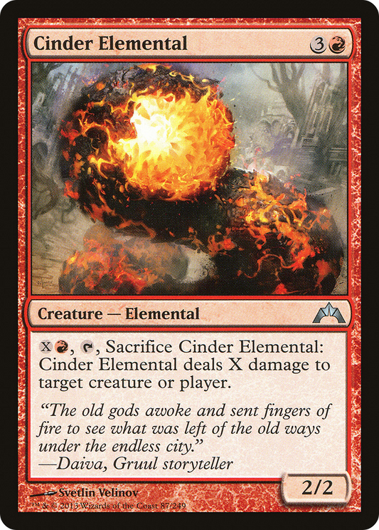 Cinder Elemental (GTC) #87 [EN/N]