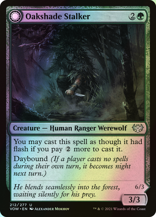 Oakshade Stalker // Moonlit Ambusher (VOW) #212 [EN/F]