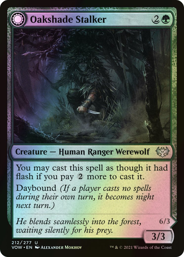 Oakshade Stalker // Moonlit Ambusher (VOW) #212 [EN/F]