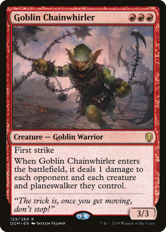 Goblin Chainwhirler (DOM) #129 [EN/N] s/o