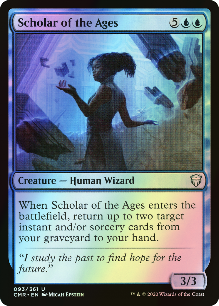 Scholar of the Ages (CMR) #93 [EN/F] s/o