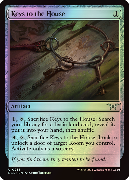 Keys to the House (DSK) #251 [EN/F]
