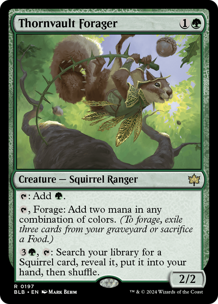 Thornvault Forager (BLB) #197 [EN/N]