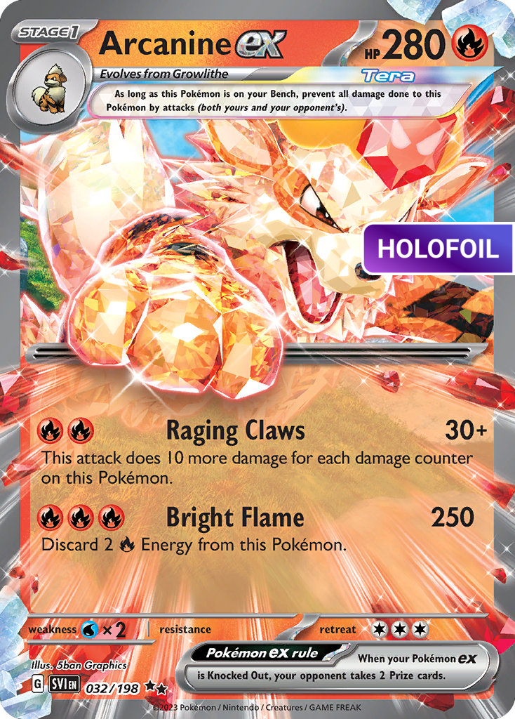 Arcanine ex (SVI) #32 [EN/H]