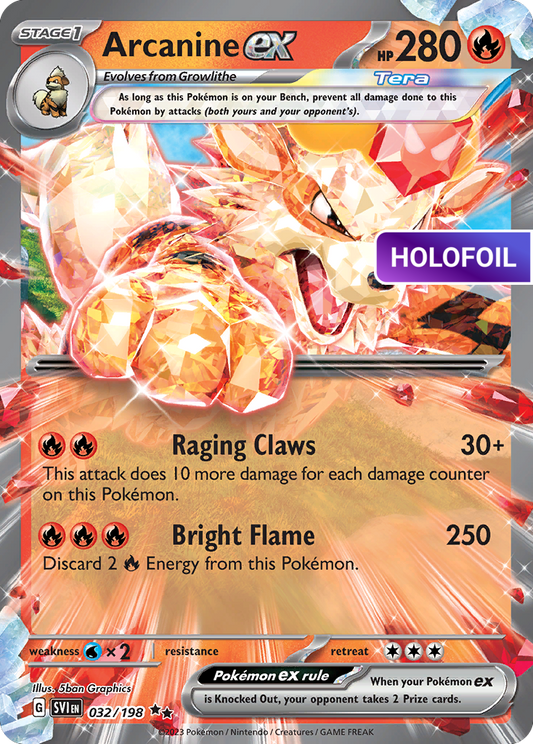 Arcanine ex (SVI) #32 [EN/H]